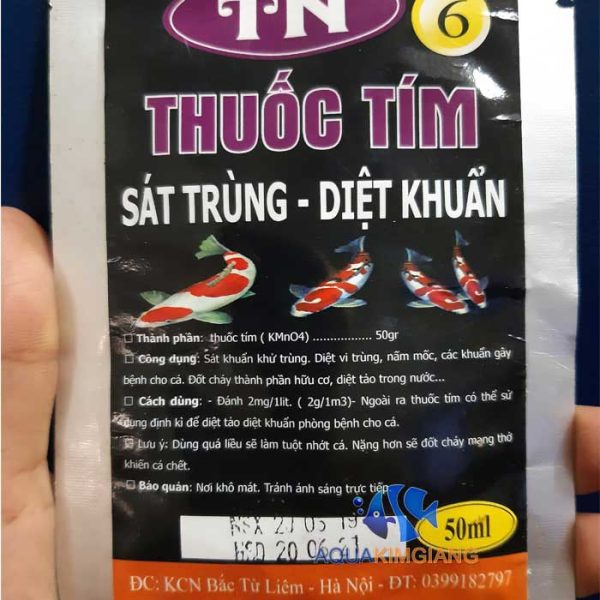 Thuốc tím sát khuẩn cho cá