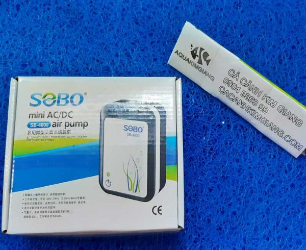 Sủi Oxy tích điện 4 vòi SOBO SB-4000