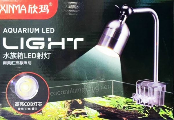 Đèn Rọi XINMA 3 chế độ 5w/7w cho bể cá cảnh, bể thủy sinh, bể biotop, bể bán cạn