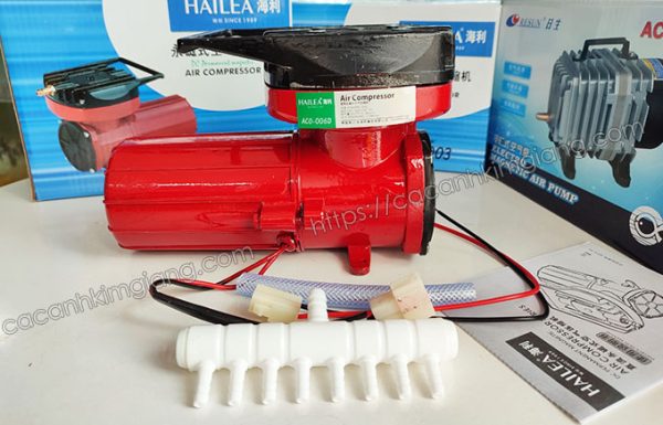 Máy sục Hailea ACO-003 được sử dụng phổ biến trong vận chuyển, buôn bán thủy hải sản