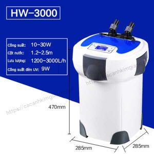 Lọc thùng HW 3000 tích hợp đèn UV